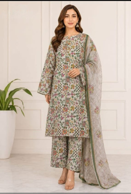 Premium Printed 3-Piece Suit